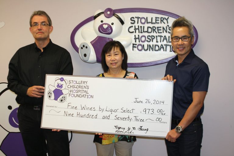 Proud Supporter of the Stollery Children’s Hospital Foundation